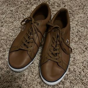 LACOSTE brown sneakers